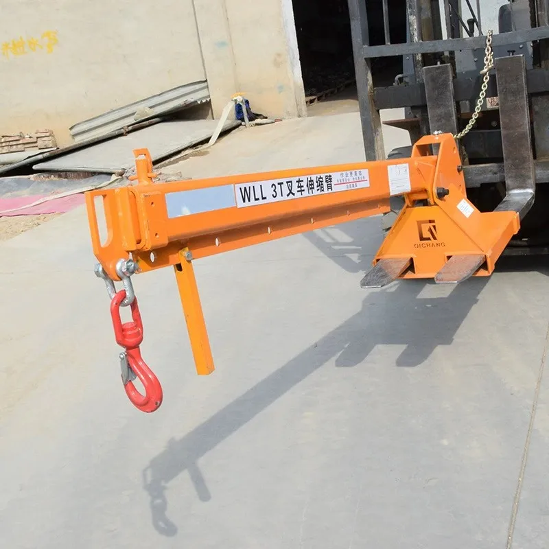 

Forklift boom Lifting boom Telescopic lifting spreader Fuel forklift attachments Fork hook Modified boom