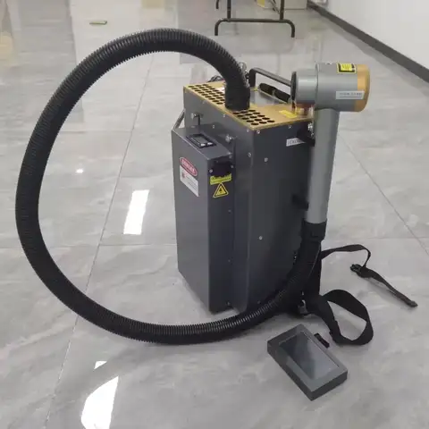 배낭 레이저 청소 기계 100W 200W 300W 펄스 녹 제거제 휴대용 레이저 클리너 휴대용 세탁기