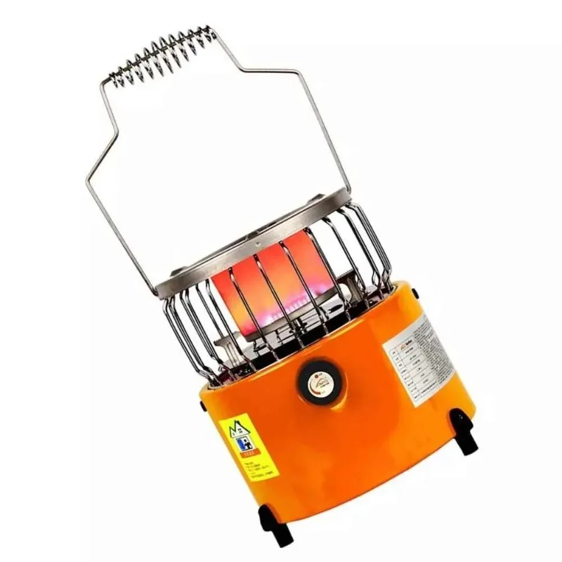 For Cold Weather Outdoors 2 in 1 Gas Heater, Portable Camping Tent Heater Warmer Stove