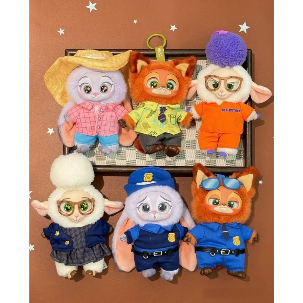 Disney Zootopia Blind Box Judy Nick Enamel Blind Box THE MOVIE REVO SERIES ZOOTOPIA BY JUDY HOPP Action Figure