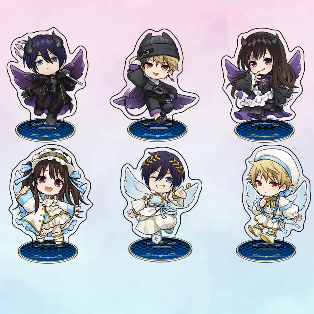 

Noragami Acrylic Stand Keychain Yato Hiyori Yukine 10CM Cute Q Version Angel Devil Figure Desktop Decor Anime Fans Collection