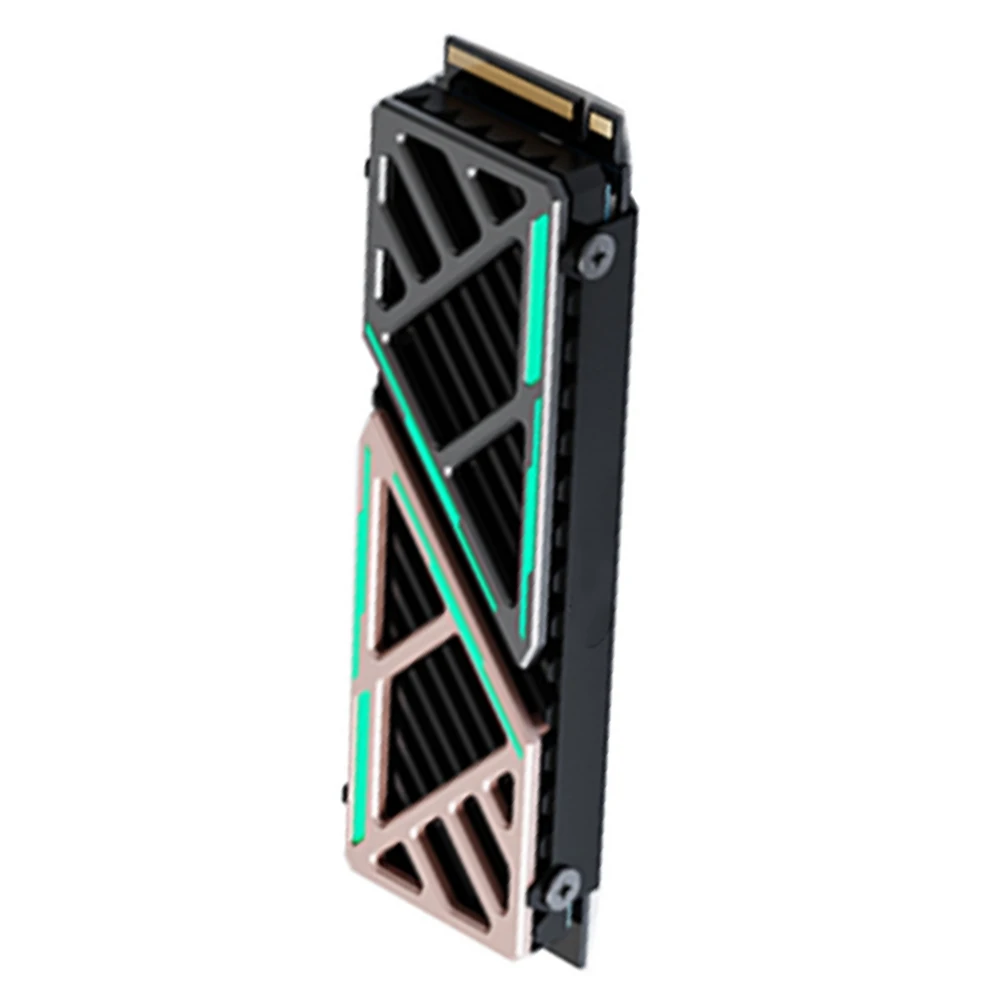 

A13E-M.2 SSD Heatsink 2280 NVME NGFF Radiator Magnesium PC Efficient Cooler With Thermal Silicone Pad