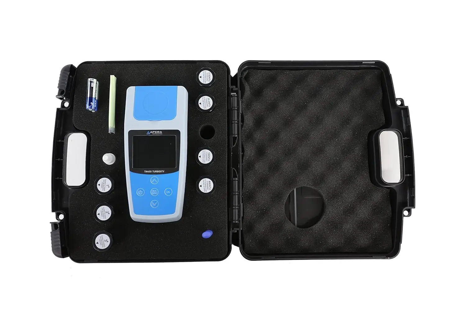 TN400 Portable Turbidity Meter Infrared Sensor ISO 7027 Compliant EPA Approved Standard Solutions