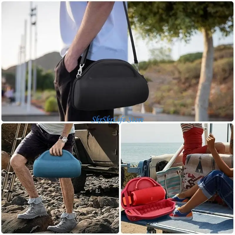 

E65E Lightweight Travel Organiser Case Bag For Charge 6 5 Wireless Speaker Featuring Water Resistant