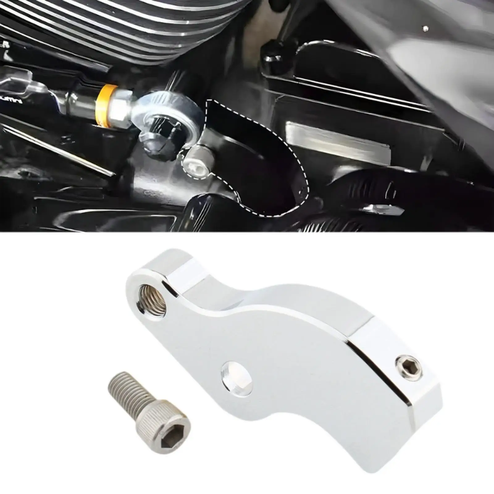Pièce de rechange fonctionnelle en alliage d'aluminium pour assistance au changement de vitesse, pour la maintenance des motos Road King Heritage Classic