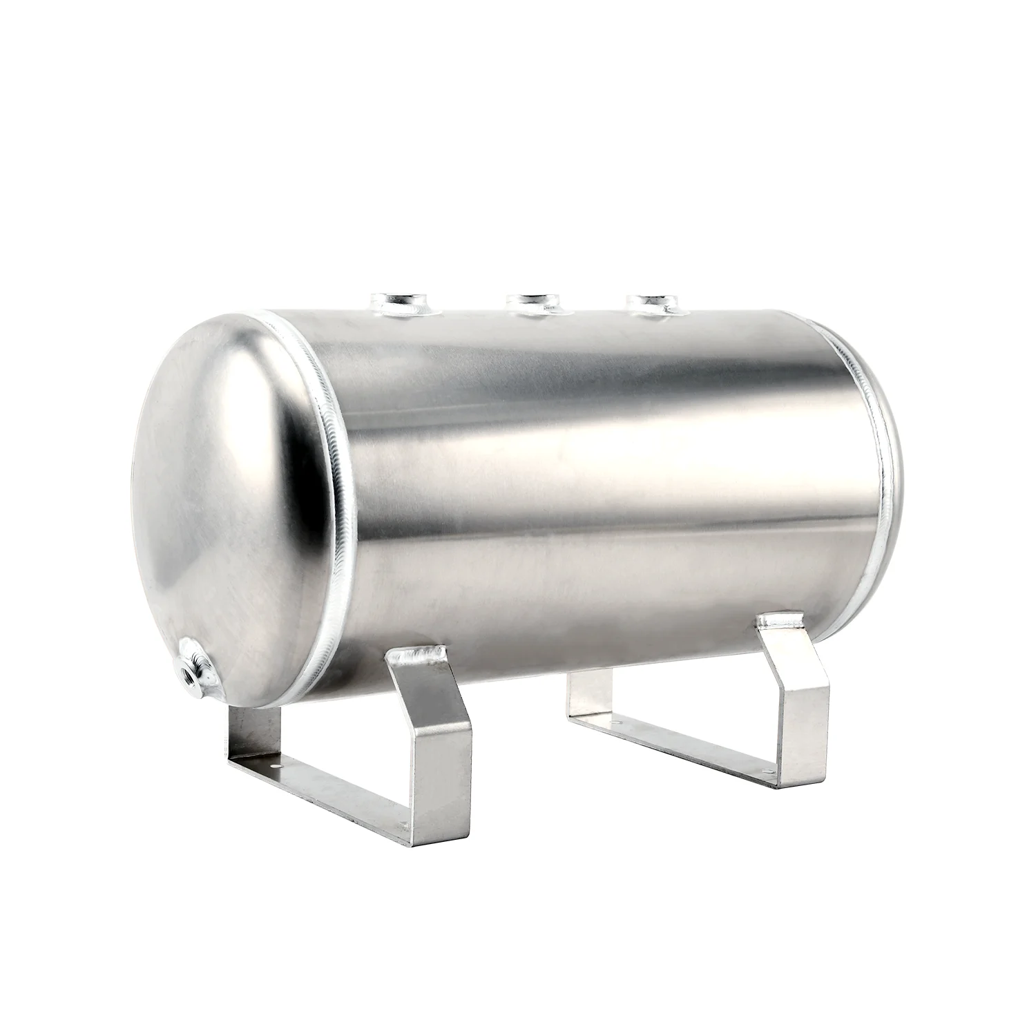 24L Air Pressure Tank Aluminum Horizontal Reservoir Air Storage Compressor Tank For Dental / Car Truck