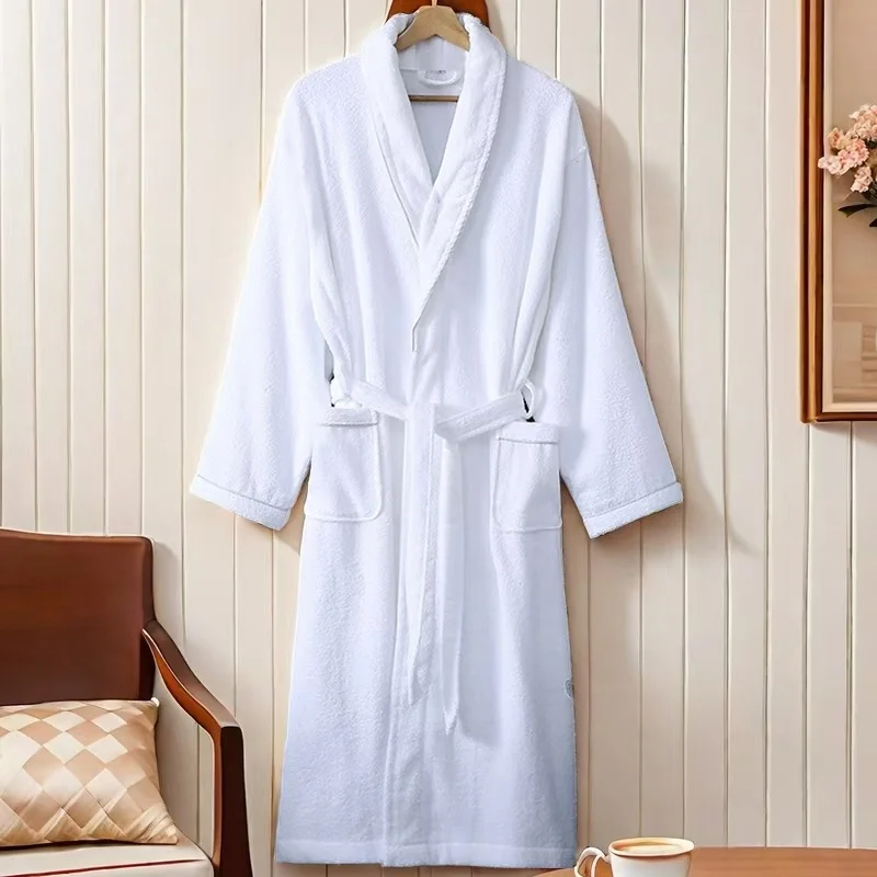 Lovers Cotton Elegant Robe Men Women Kimono Summer BathRobe Male Sleepwear Mens Dressing Gown Badjas Wedding Bridesmaid Robes