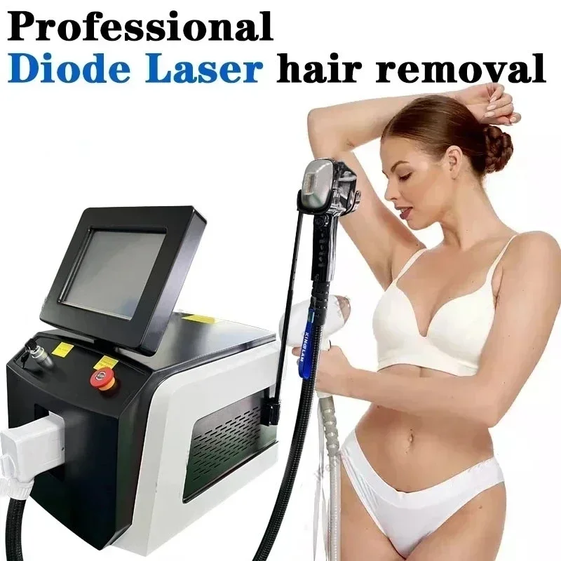 755/1064/808 nm Laser-Haarentfernungsmaschine Diodenlaser 3 Wellenlängen 3500 W Ice Cool Haarentferner Laser-Haarentfernung für