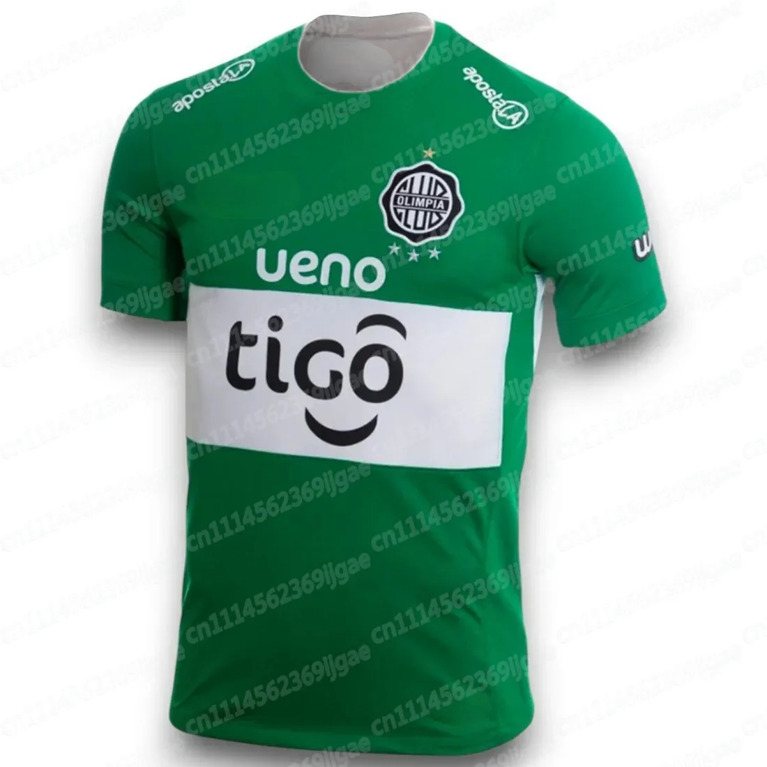 Paraguay Asuncion Olympia Olimpia Asuncion Heim-Fußballtrikot Trainings-Sommer-Sporttrikot Herren T-Shirt Familien-Set – Detail 5
