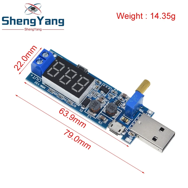 1PCS DC-DC 5V to 3.5V / 12V USB Step UP / Down Power Supply Module Adjustable Boost Buck Converter Out DC 1.2V-24V image 6