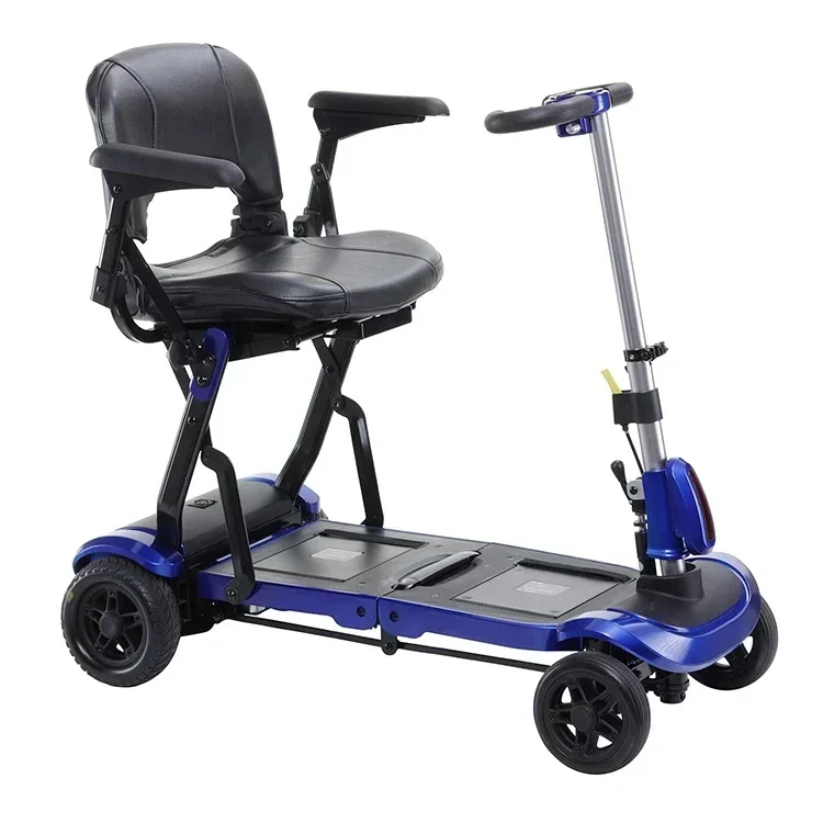 Disabled 4 Wheel Electric Mobility Scooter Mobility Aid Rehabilitation Supplies