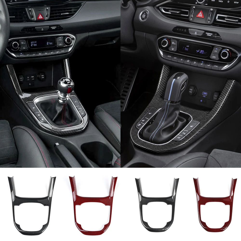 Dla Hyundai I30/I30 N 2017-2025 Automatyczna / Ręczna Pokrywa Panelu Sterowania Centralnego Akcesoria Dekoracyjne Wnętrza Samochodu
