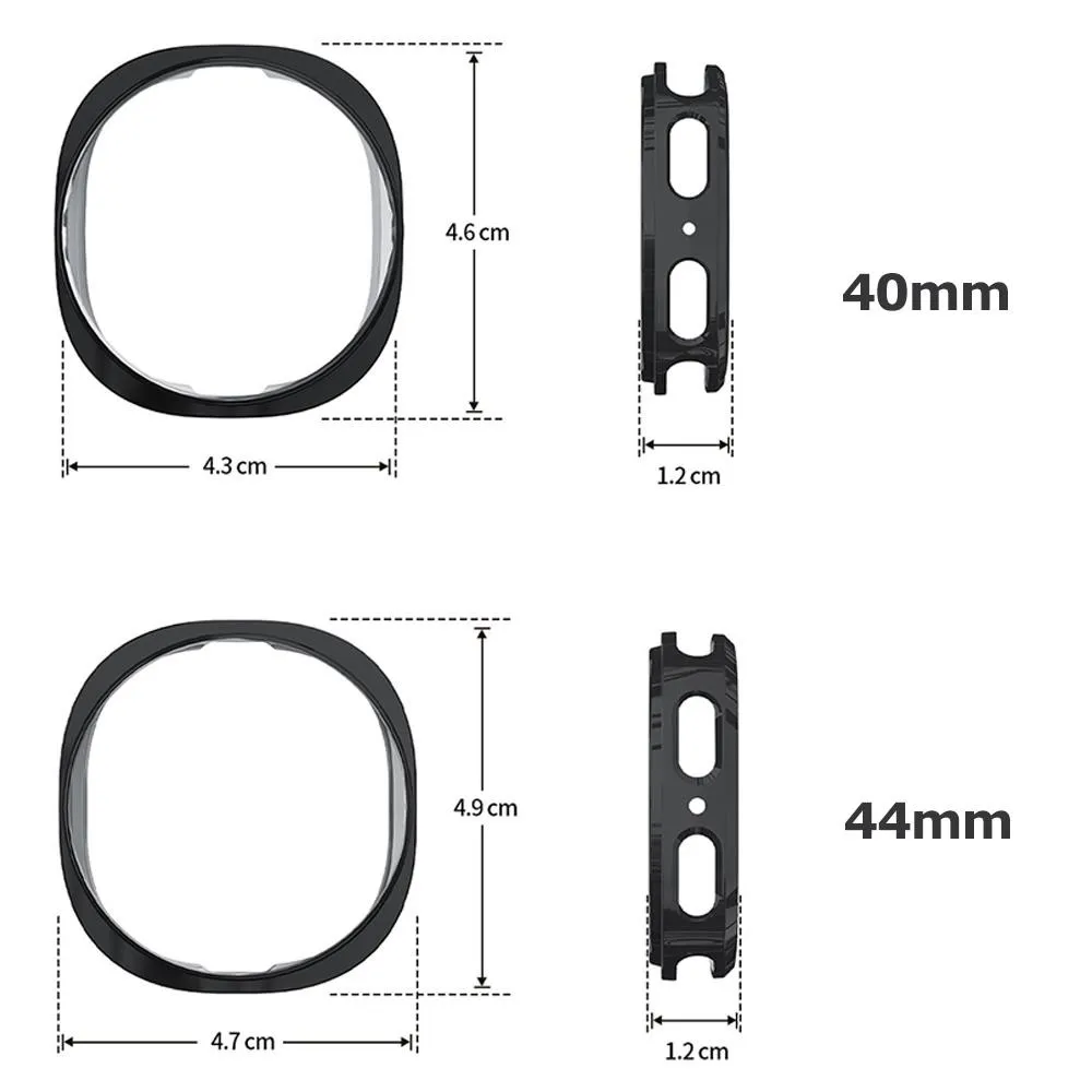 Soft TPU Case With Film For Samsung Galaxy Watch 8 44mm Accessories Screen protector All-Around cover on Samsung Watch8 40mm