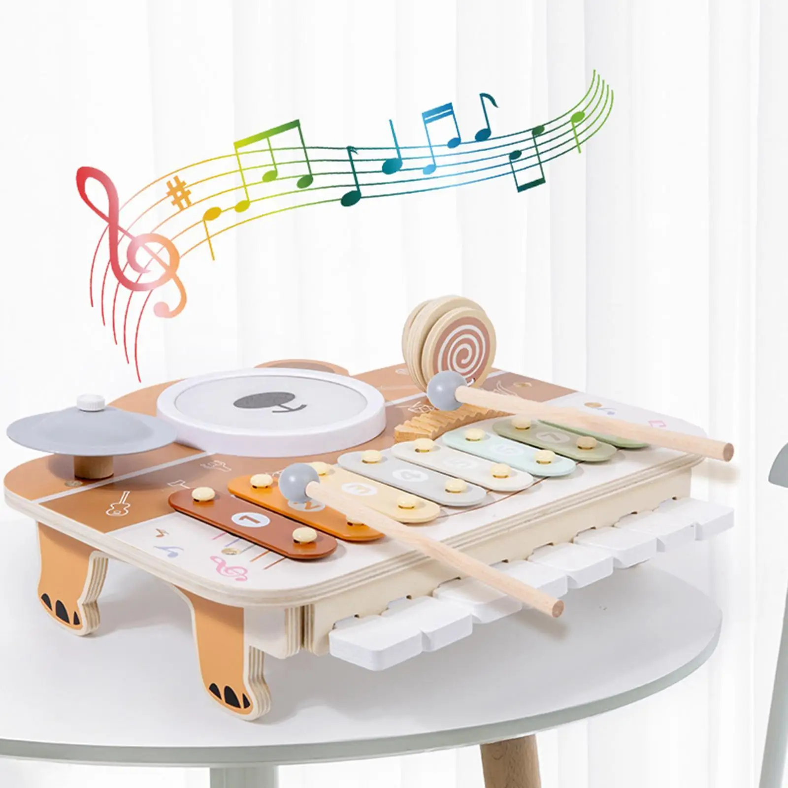 Kids Percussion Instrument Wooden Montessori Toy Music Instrument Music Toy