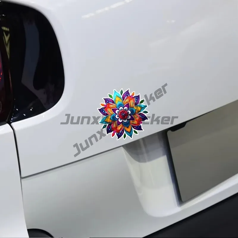 Personality Car Sticker Design Mandala Vinyl Sticker Car Motorcycle Bumper Body Rear Window Decorative Sticker view 3
