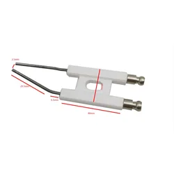 H Type Ignition Electrodes for Oil Burner BT10  Ceramic Electrode  Ceramic Ignition Double Pin