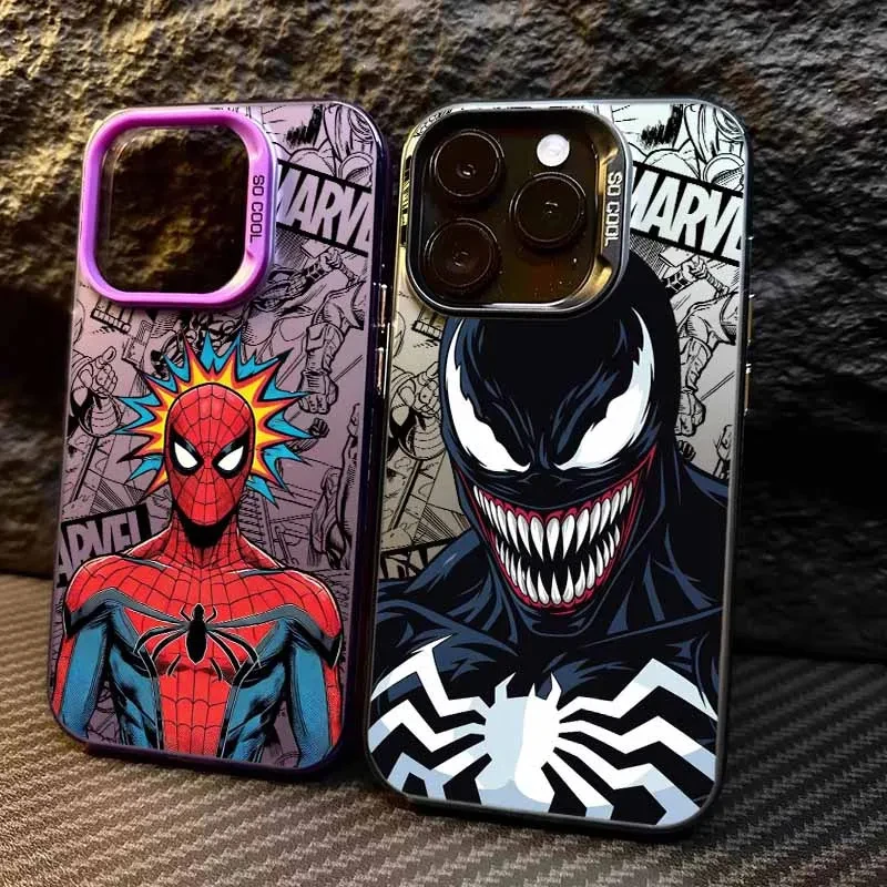 

Marvel Heroe Venom Frosted Case for Xiaomi Redmi Note 14 13 12 10 Pro Plus 11S 14C 13C 12C 9C 11S K70 K60 A2 A1 Acrylic Cover