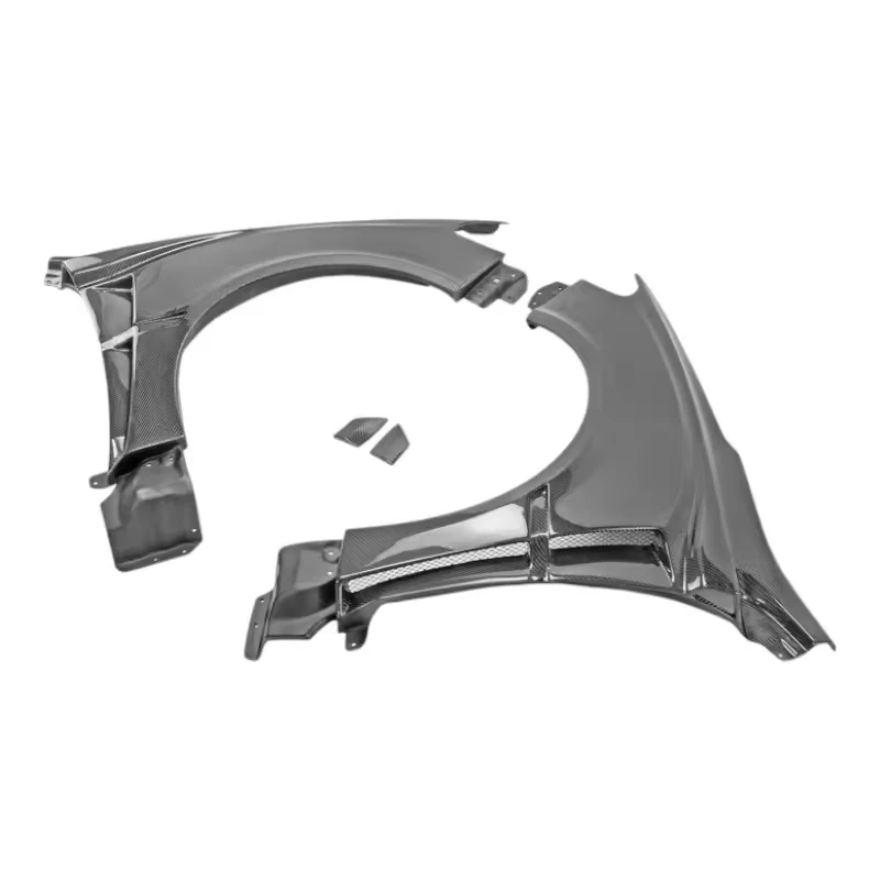 

002 Style Carbon Fiber Fibre Bumper Front Side Fender for Subaru WRX STI 2014+,After actual vehicle installation test