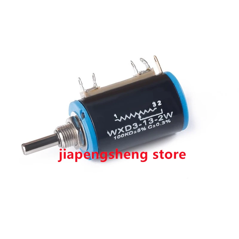 

Multi-Turn Wire-wound Potentiometer, WXD3-13-2W, 100, 220, 470R, 1K, 2.2K, 3.3K, 4.7K, Precision, New Stock, 2Pcs