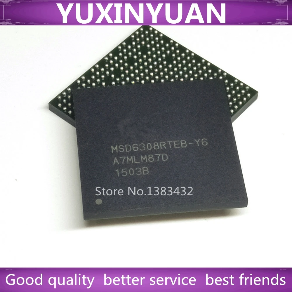 1PCS  MT5580CPOI-BCSH MSD6308RTEB-Y6 MSD6329SV-Z1Y STI7100PWCE LGE2112-AL-BTAH BGA