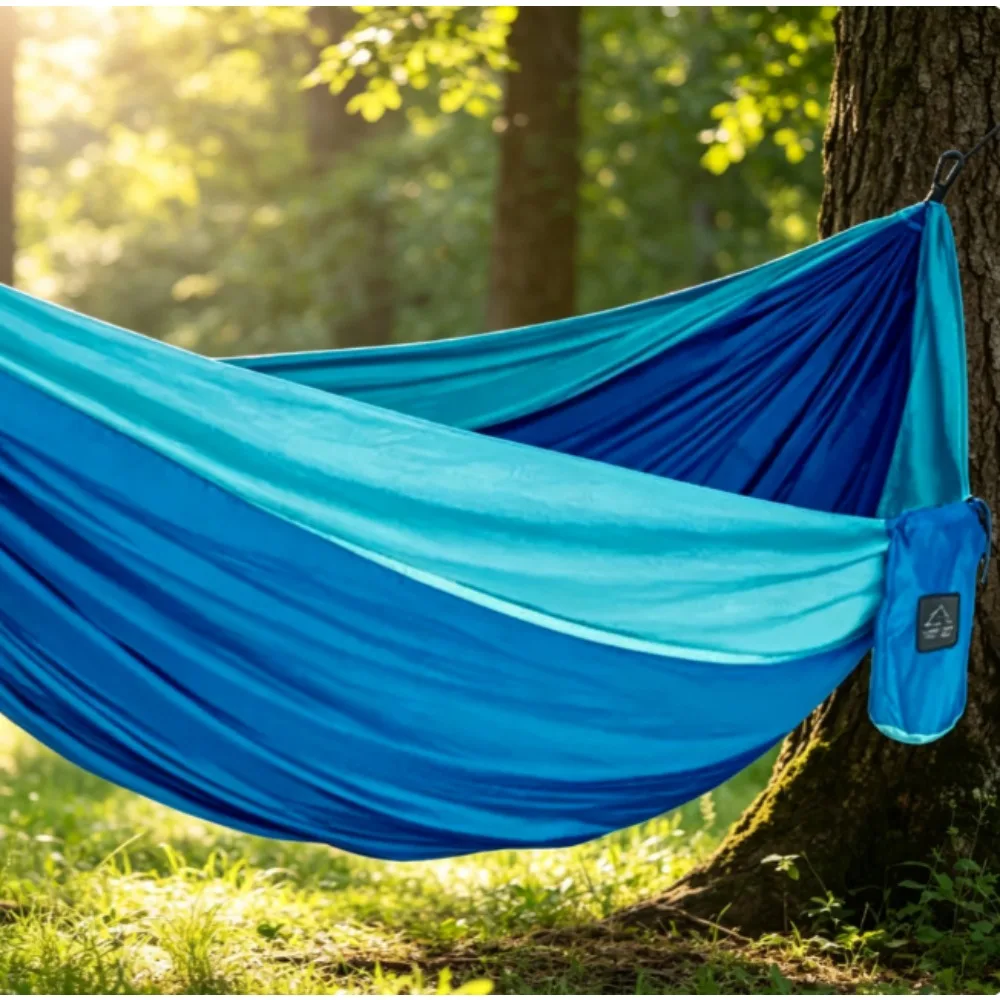 portable-single-parachute-nylon-hammock-built‑in-mosquito-net-lightweight-hanging-sleeping-bed-for-camping-garden-outdoor