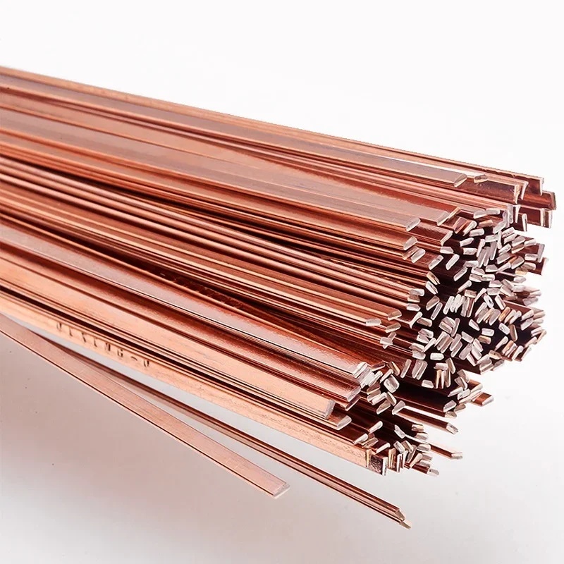 Phosphorus Copper Electrode Welding Rod Brass Welding Wire Bronze Electrode Soldering Rod No Need Solder Powder 2.5mm*25cm