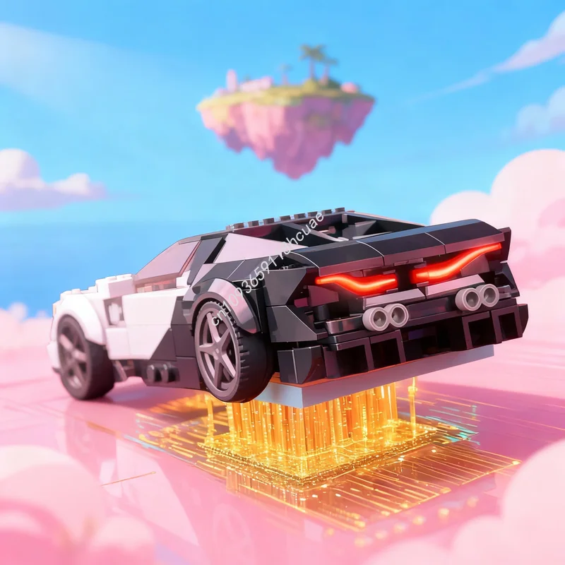 

350pcs MOC Bugatti Tourbillon City Champions Model Building Blocks Construction DIY Christmas Gifts Idea Toy Creative Education