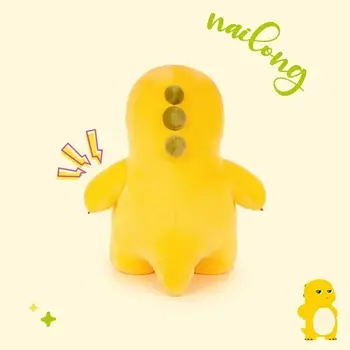 可愛動漫卡通小奶龍玩偶 可愛恐龍毛絨玩具 可愛娃娃 送給女孩的睡眠枕頭禮物 8 最佳銷售 恐龍絨毛玩具 - №4