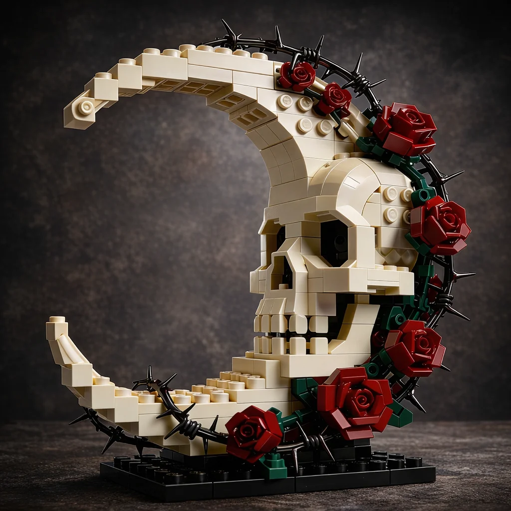 moc-skull-moon-building-blocks-model-gothic-style-rose-skeleton-diy-assembly-bricks-creative-display-decor-gift-for-kids-adults