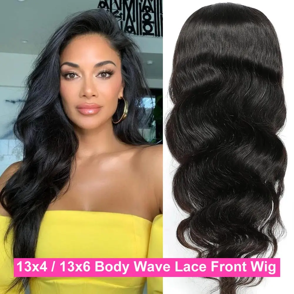 8 to 40 inch Lace Front Wig Human Hair Body Wave 13x6 hd Lace Frontal Wig Body Wave Human Hair Wigs 13x4 Lace Front Wig