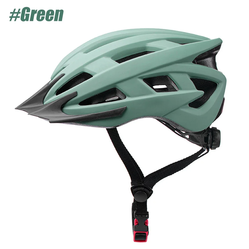 Fahrradhelm für Erwachsene Männer Frauen mit verkürzter Passform 58–62 cm, leicht mit verstellbarer Seite und Kinnriemen, Fahrradzubehör