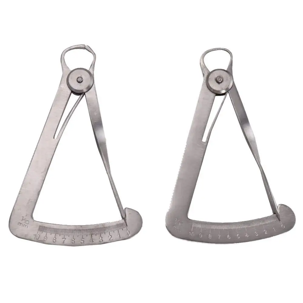 Measurement Teeth Nursing Repairing Oral Care Teeth Ruler Dental Caliper for Metal/Wax Dental Lab Tool Dentist Gauge Caliper