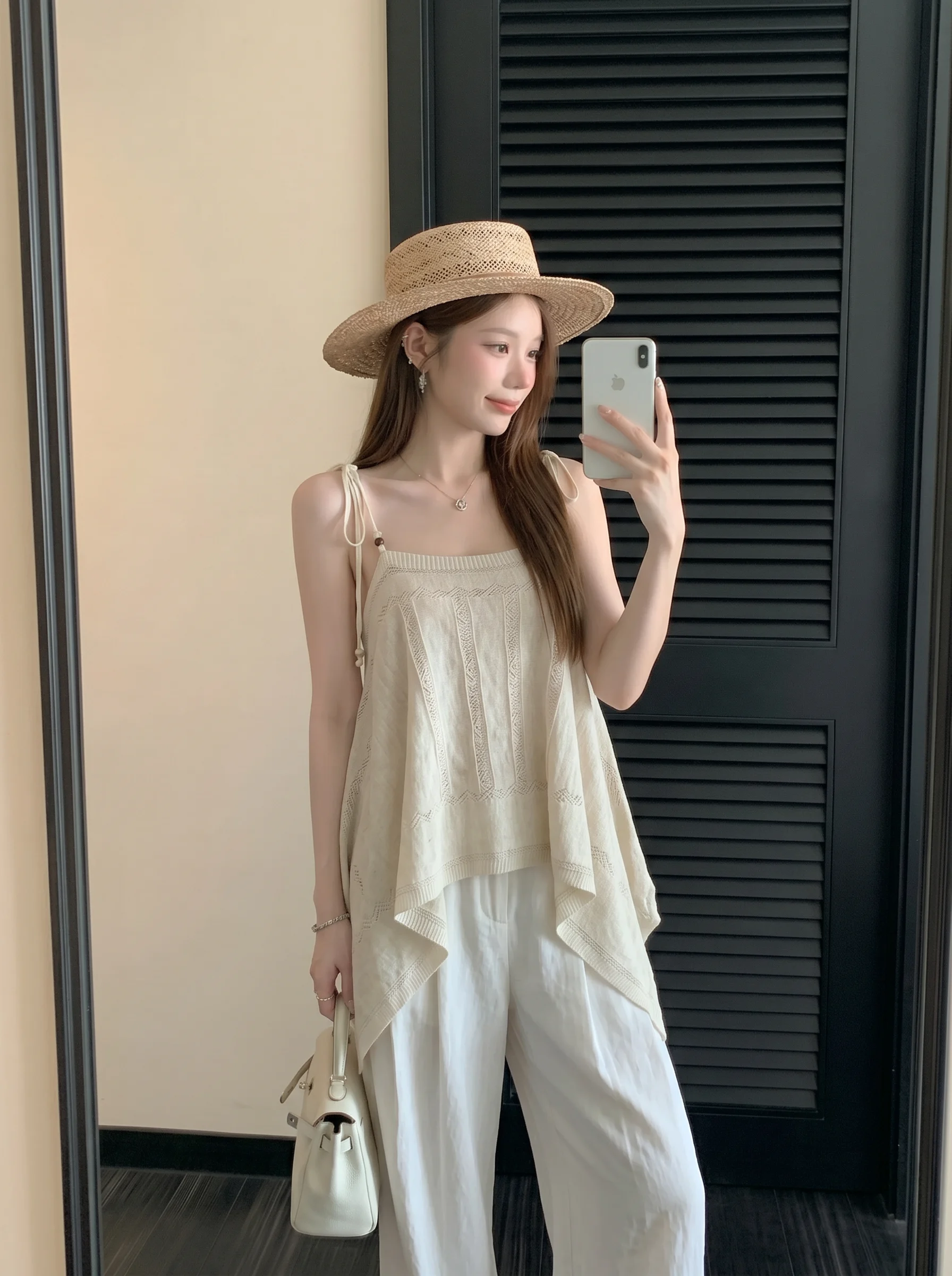 Débardeur tricoté ajouré pour - Ethnic Outfit avis et prix