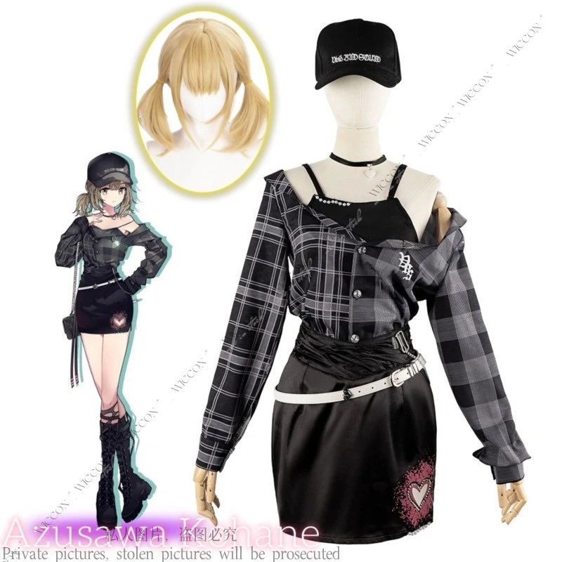 Azusawa Kohane Cosplay Costume Wig Vivid BAD SQUAD Stage Costume Comic-Con Disguise Azusawa Kohane Project Sekai Colorful Stage