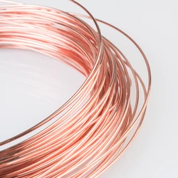 99.9% Pure Copper Wire Bare Wire Conductive Copper Wire Diameter 0.2 0.3 0.4 0.5 0.6 0.7 0.8 1 1.2 1.4 1.5 1.6 1.8 2 2.3mm