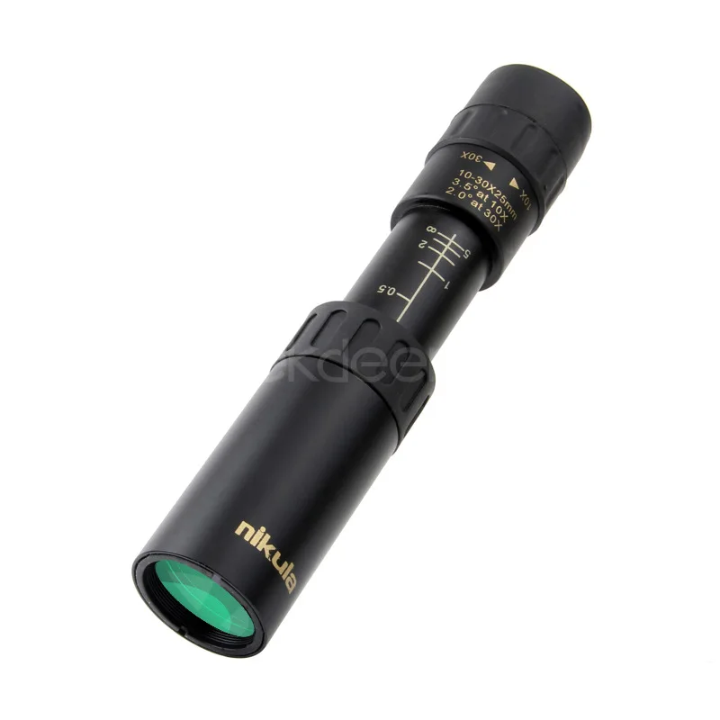 Monocular Telescope 10-30X25 Continuous Zoom Low Light Night Vision HD Times Metal Tube Telescopio Astronomico Profesional