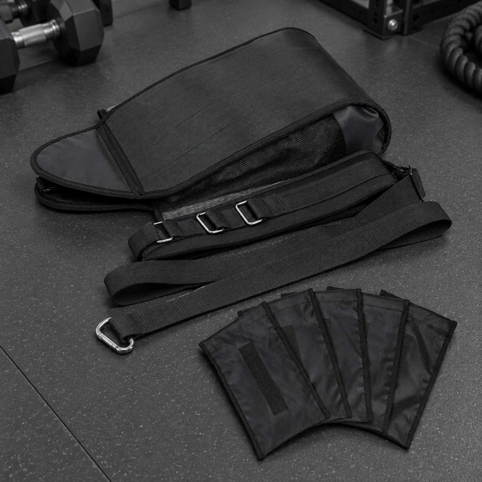 Training Equipment Padded Weighted Drag Training Bag Fitness Gear for Athletes, Indoor Conditioning, Athletic Exercises