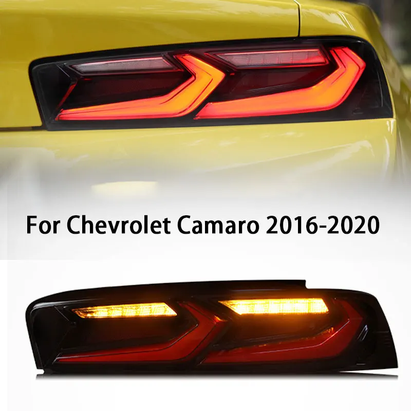 

Автомобильный задний фонарь для Chevrolet Camaro, светодиодный задний фонарь 2016-2020, Camaro, задний противотуманный тормоз, указатель поворота, автомобильные аксессуары