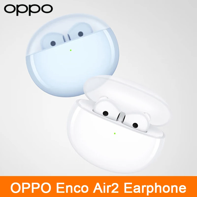 OPPO Enco Air2 TWS Earphone Wireless Bluetooth 5.3 Earbuds AI Call Noise Reduction Headphones Outdoor Sports Music Headset Air 2