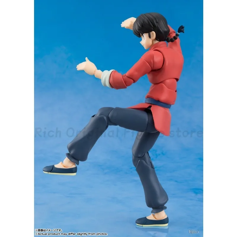 【Pre-sale】Original BANDAI SPIRITSS.H.F Ranma 1/2 -Saotome Ranma Anime Figure Model Toys Ornaments