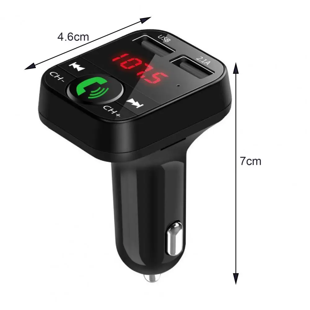 

Plug Play Car MP3 Player Stable Handsfree Calling Premium Wireless Car Bluetooth-compatible Transmitter