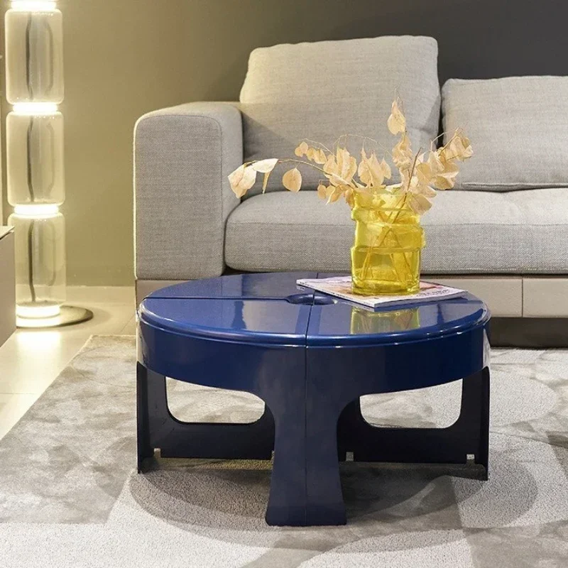 Nordic round coffee table creative small apartment coffee table can be split and spliced combination side table