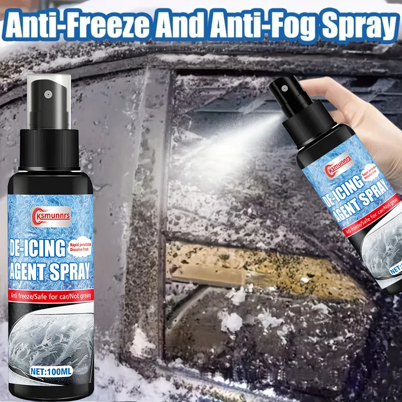 جديد!!! رذاذ مضاد للثلج للسيارات زجاج السيارة مضاد للتجميد ومضاد للضباب، طلاء نانو متين، يمنع الضباب والتجميد، مناسب #1