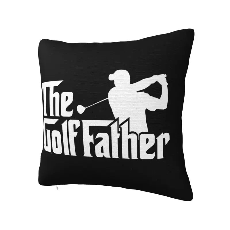 Nordic Style The Golf Father Cushion Cover 45x45cm Polyester Golfer Gift Pillow Case Sofa Chair Square Pillowcase Home Decor