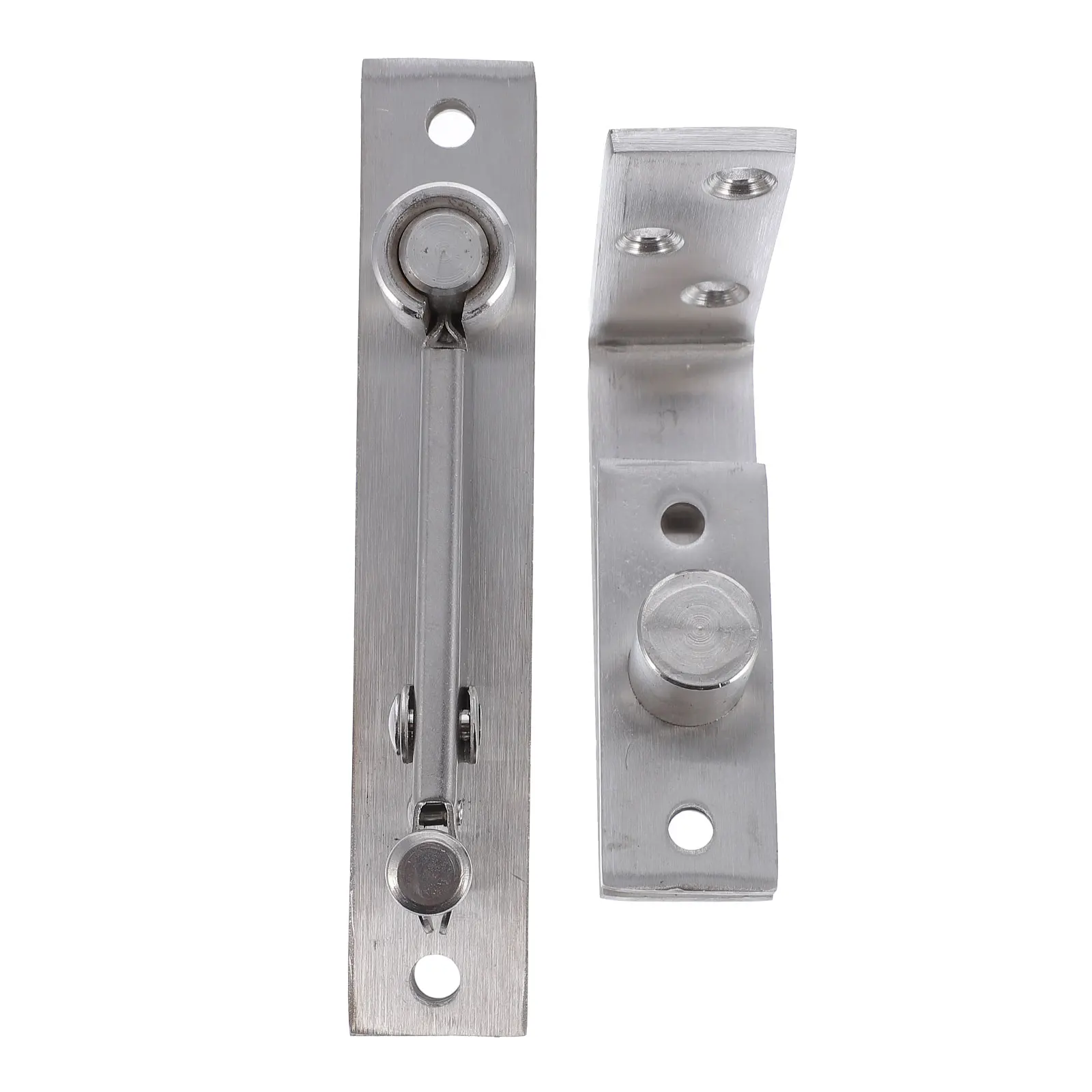 

1 Set Stainless Steel Hidden Door Adjustable Heavy Duty Pivot Hinge For Wood Door Thicken Shaft Load Bearing Hardware niture