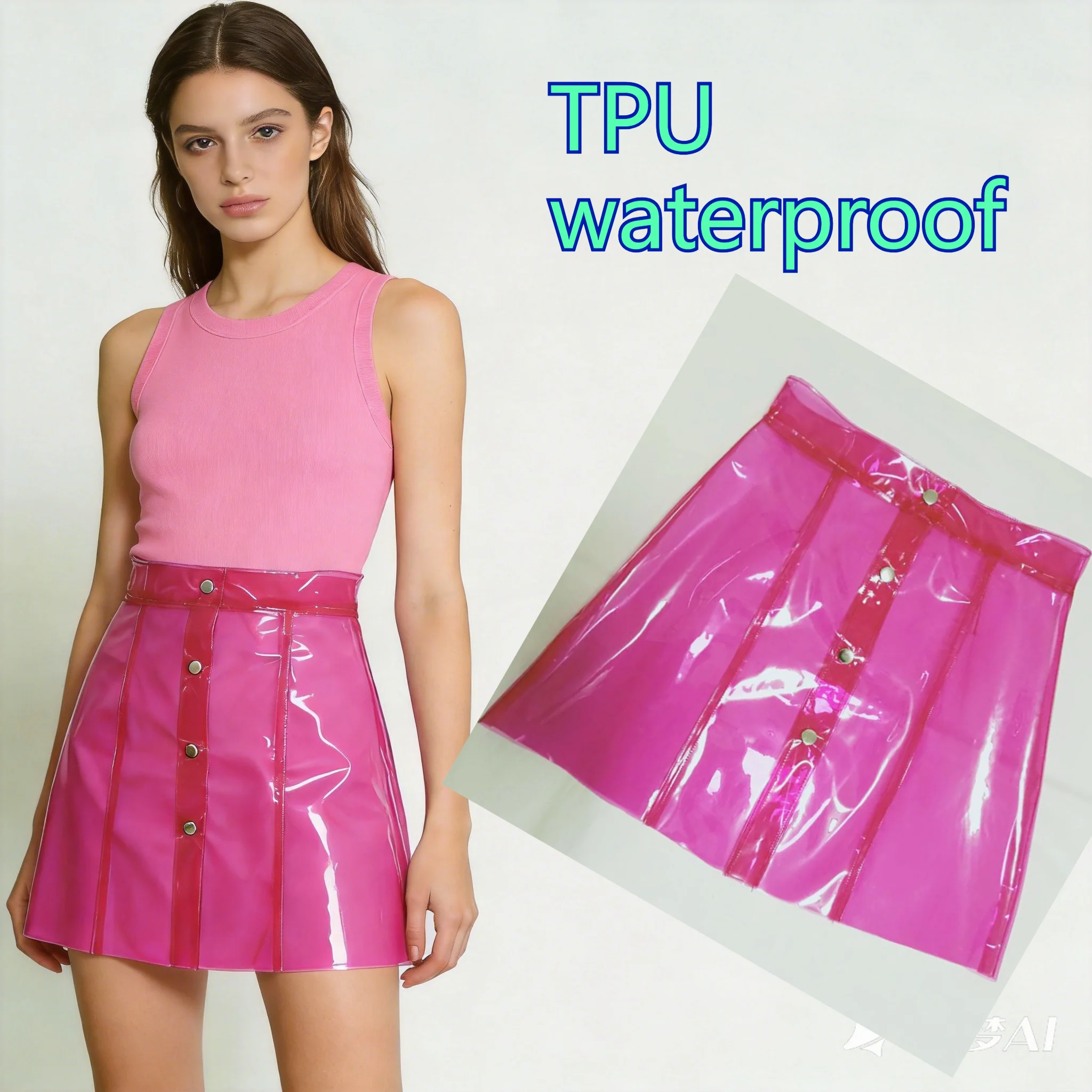 new-tpu-clear-plastic-denim-skirt-women-high-waist-slim-fit-bodycon-a-line-mini-skirt-korean-fashion-casual-daily-streetwear