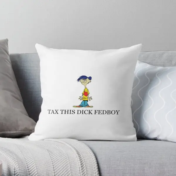 Tax This Dick Fedboy  Printing Throw Pillow Cover Comfort Home Wedding Waist Square Office Fashion Pillows not include One Side