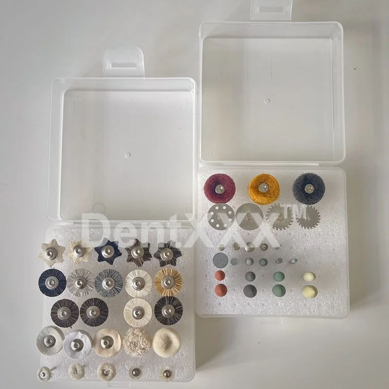مجموعة أدوات طحن وتلميع مكونة من 51 قطعة، رؤوس وفرش طحن الماس بقطر 2.35 مم، أدوات طحن المختبر