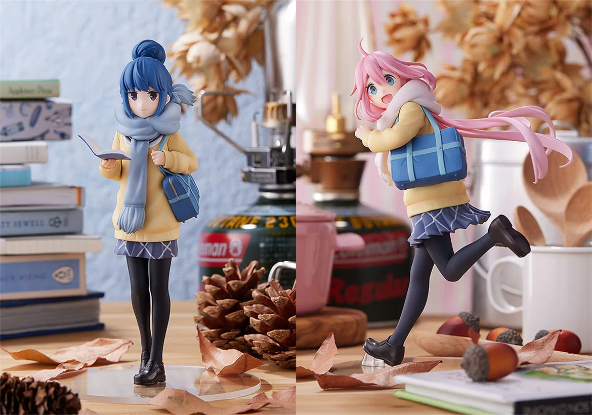 

No box 2022 In stock Japanese original anime figure Shima Rin/Kagamihara Nadeshiko action figure collectible model toys