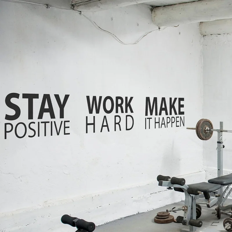 

Work Hard Make It Happen Car Decoration Sticker Inspirational Decal Motivational Office Decor Car Wall Decal School Gym Words